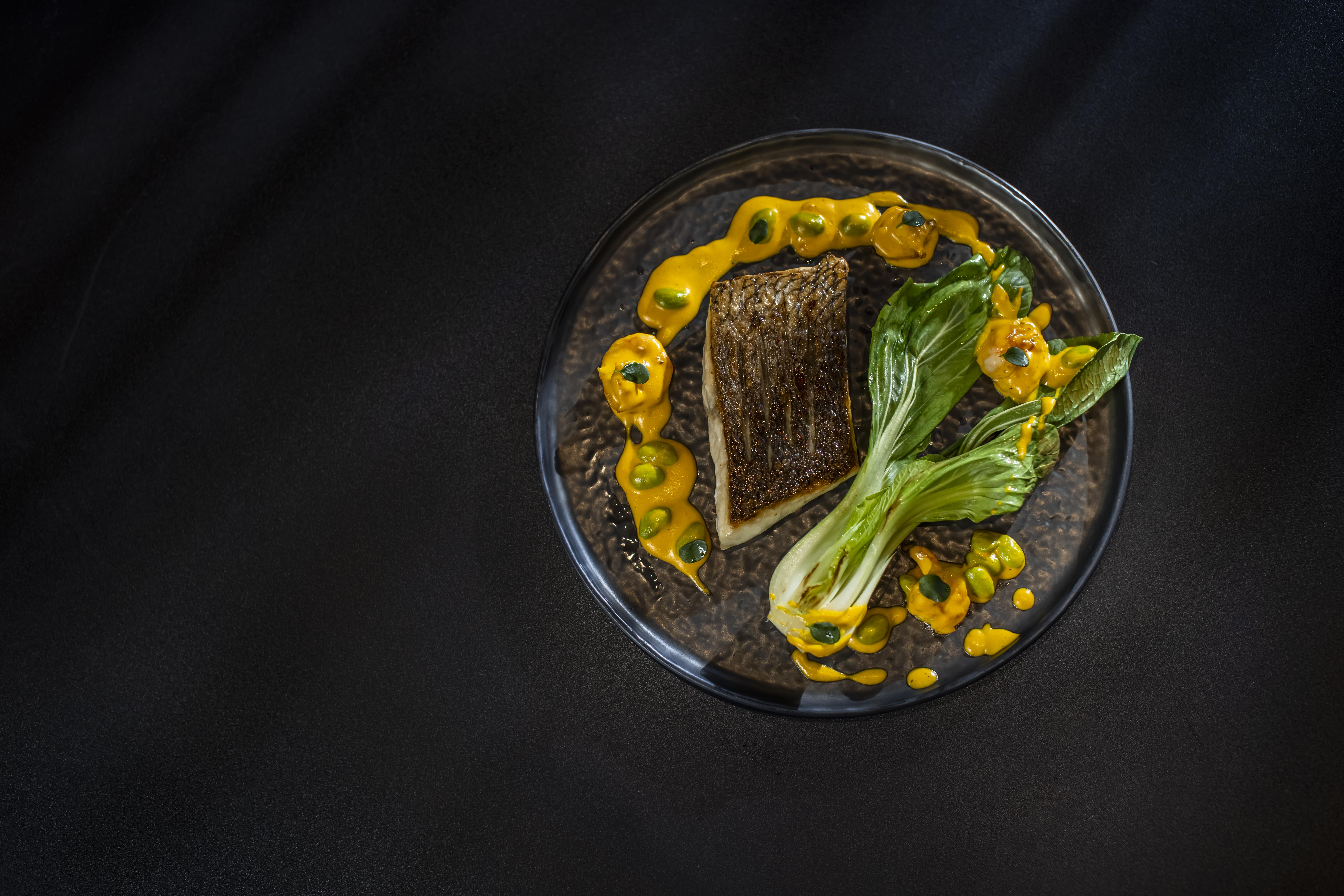 فندق لون روفينج المظهر الخارجي الصورة A dish at the restaurant